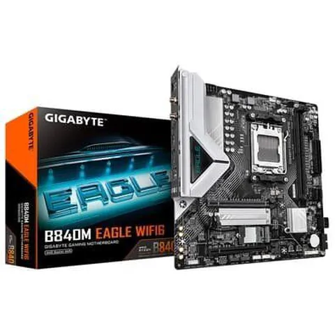 Placa Mãe Gigabyte B840M EAGLE WIFI6, DDR5, RGB