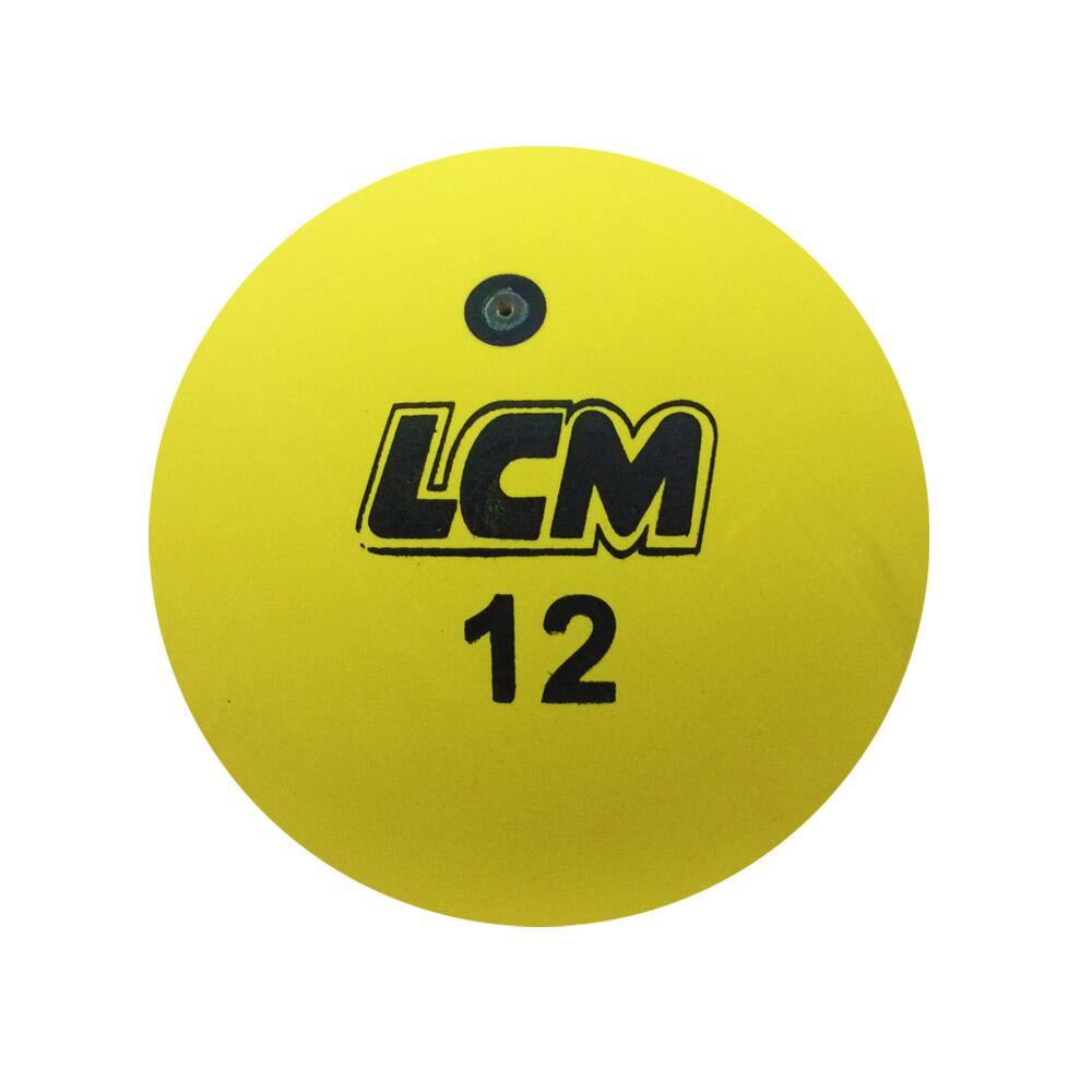 Bola Borracha Lcm N 12 - Amarelo