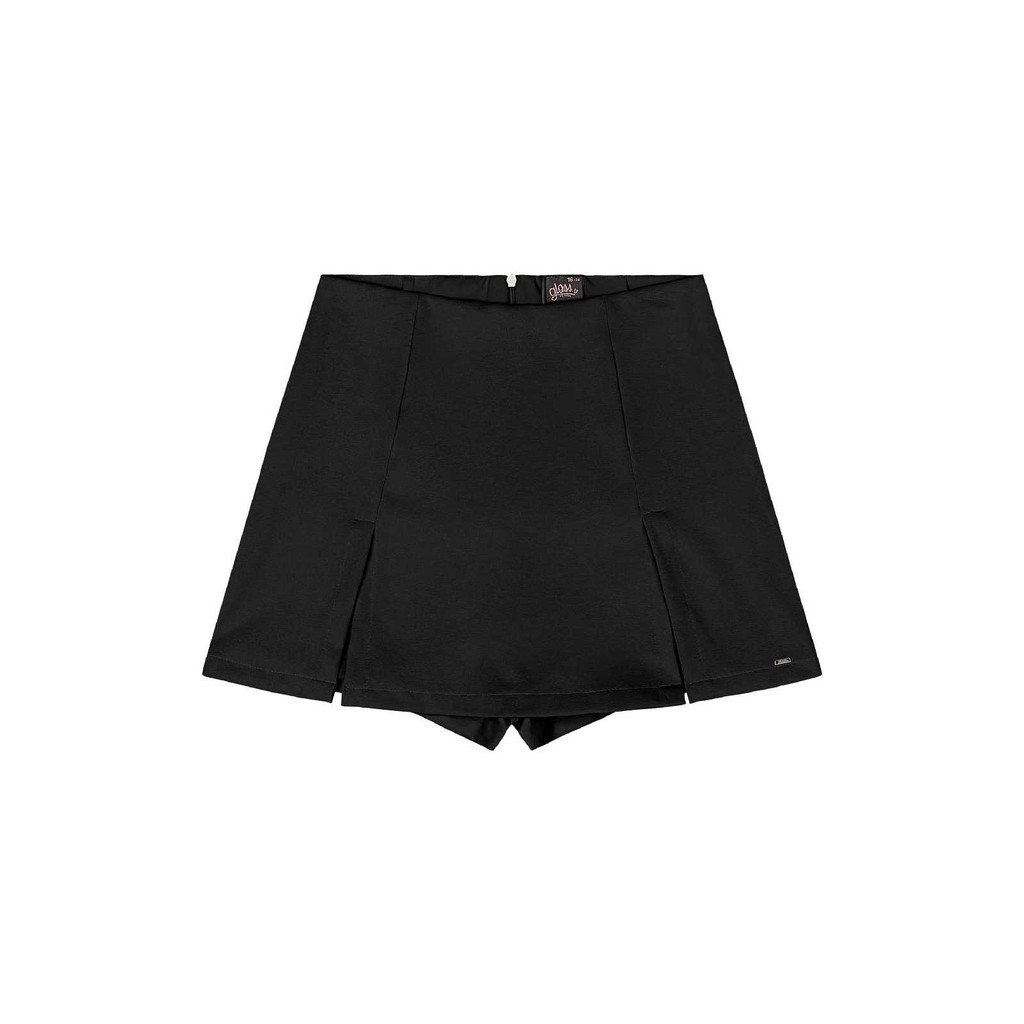 Short-Saia Juvenil em Tecido Gloss