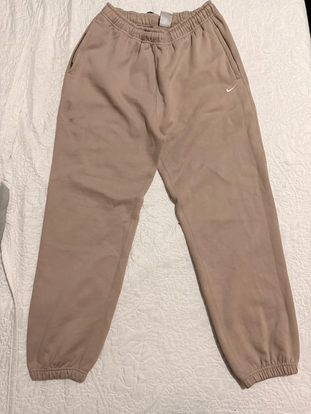 Calça NikeLab Fleece WN's Light Bone — M, Usado