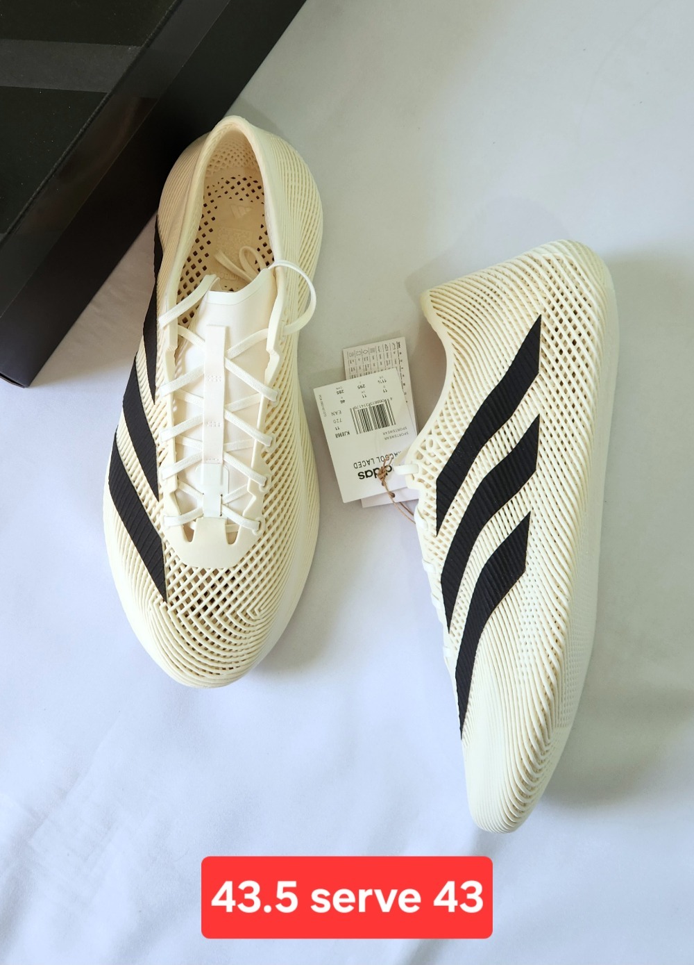 adidas Climacool 4D Laced Cream Black — 43.5, Novo
