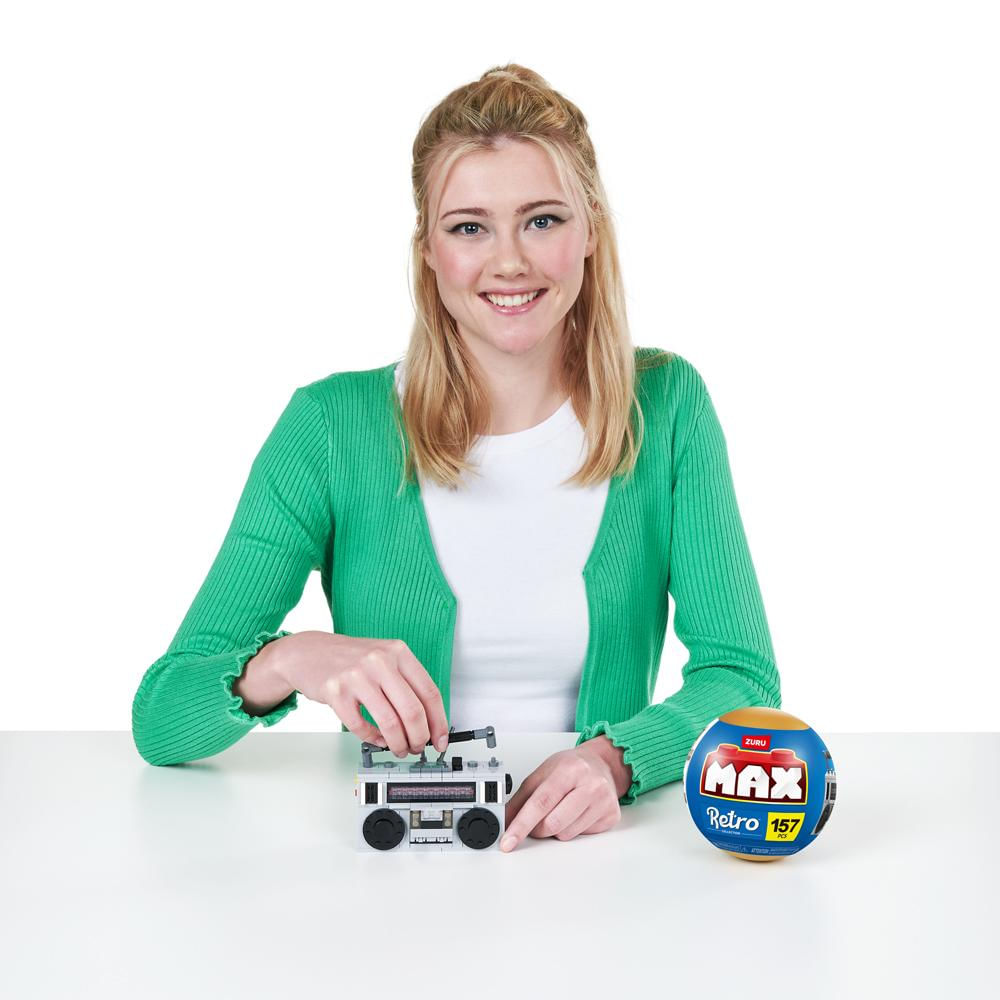 Foto 4 de Blocos de Montar Max Premium Retrô - Rádio 157 pçs