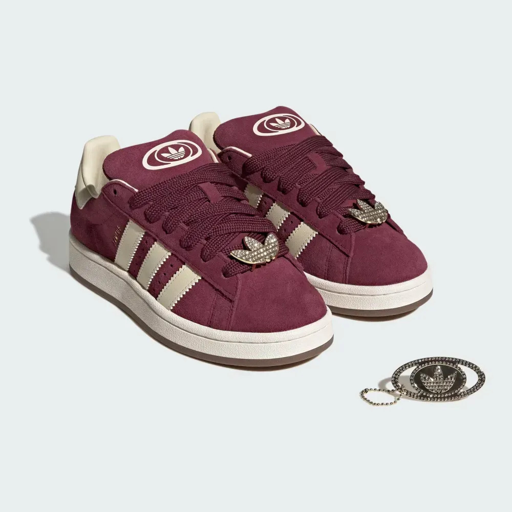 adidas Campus 00s Maroon Warm Vanilla Gold Metallic — 34 / 35 / 36 / 37 / 38 / 39, Novo