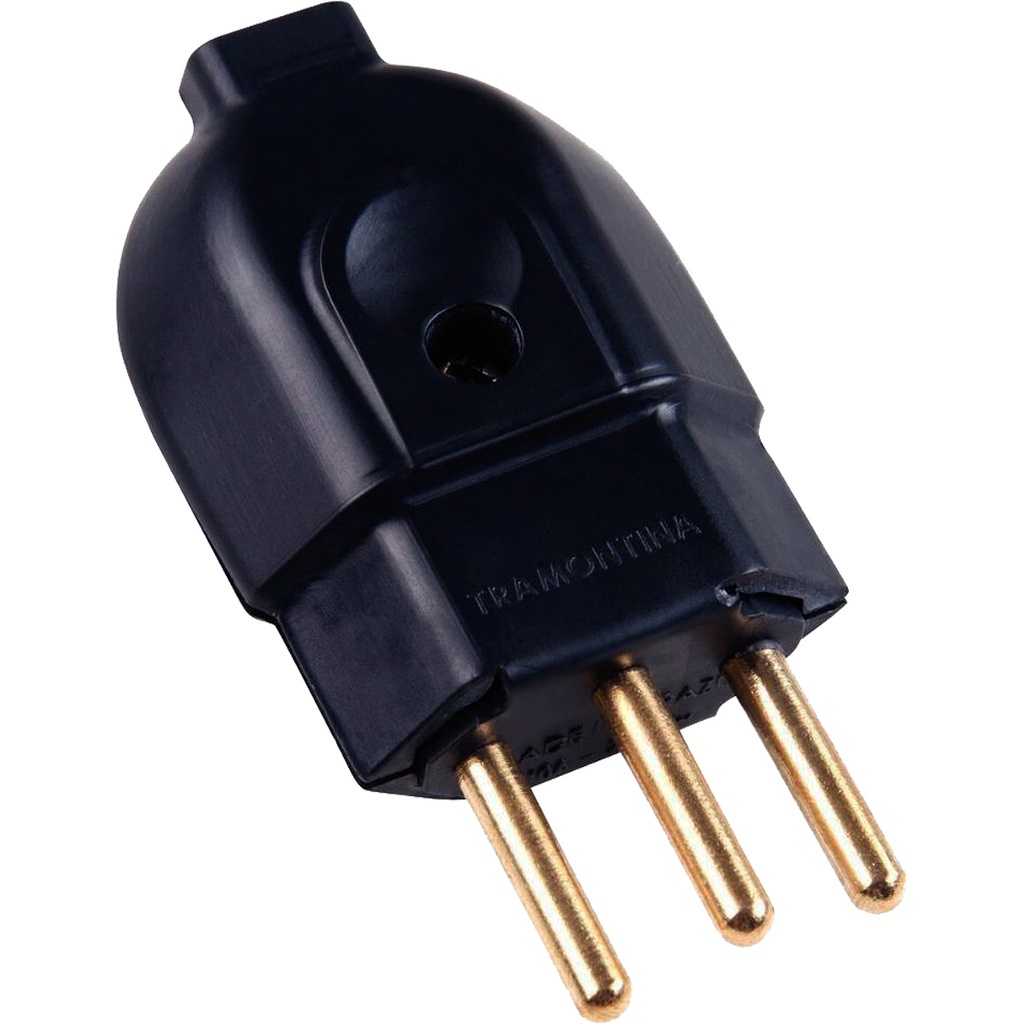 Plug Macho 2P + T 20A 250V Tramontina 57403/007