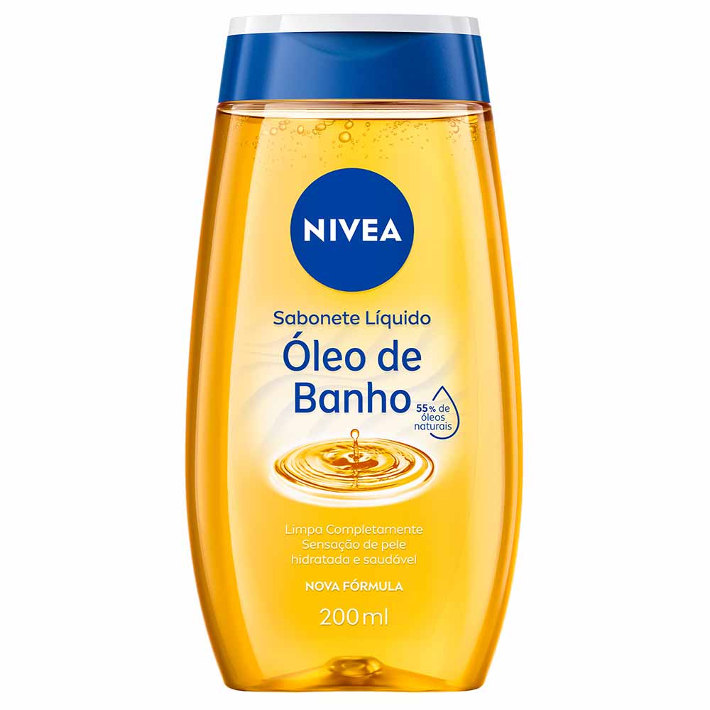 NIVEA Sabonete Líquido Óleo de Banho — 200ml