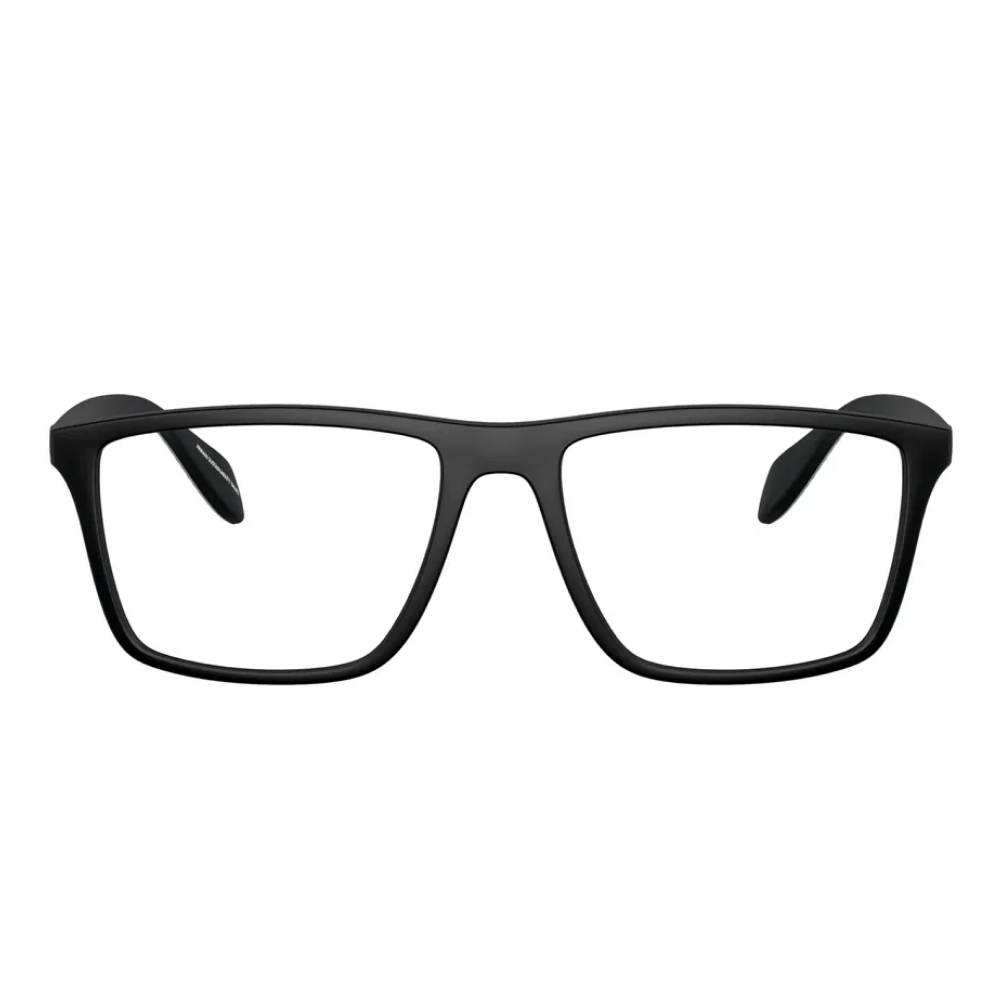 Armação de Óculos de Grau Emporio Armani EA3230 Masculino Retangular Acetato Preto
