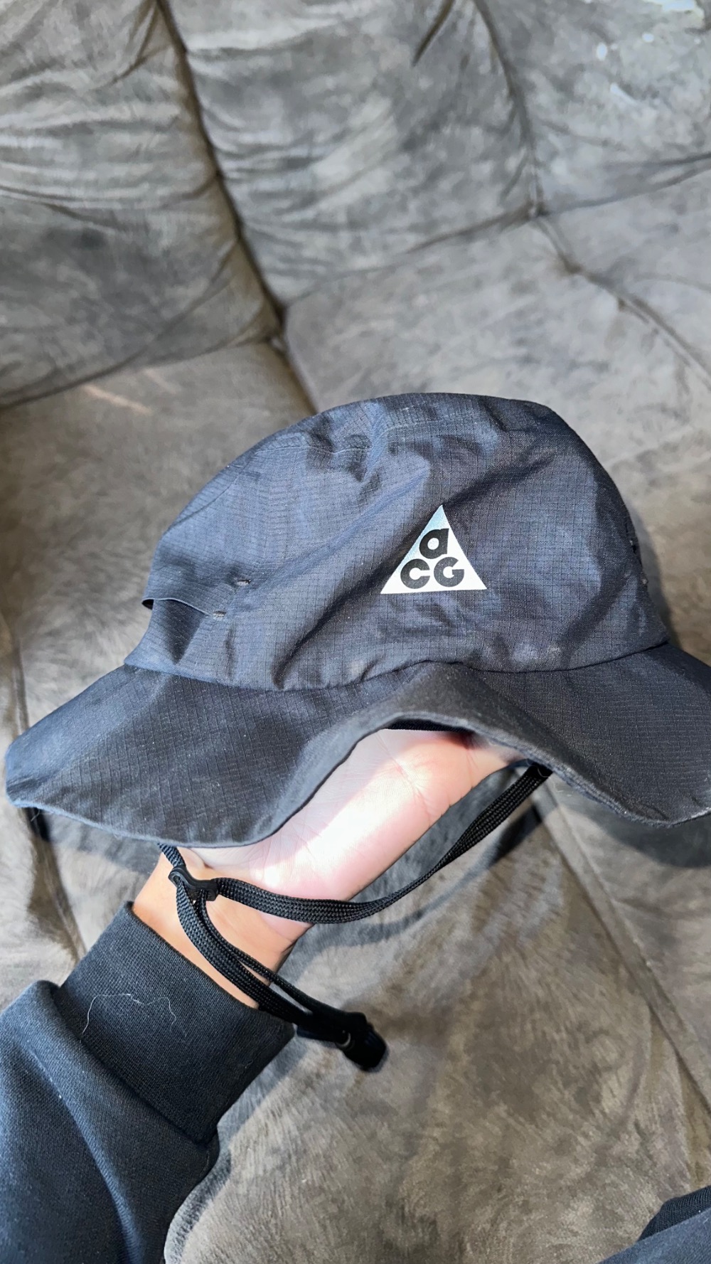 Bucket Nike ACG Apex Dri-Fit Black — Único, Usado