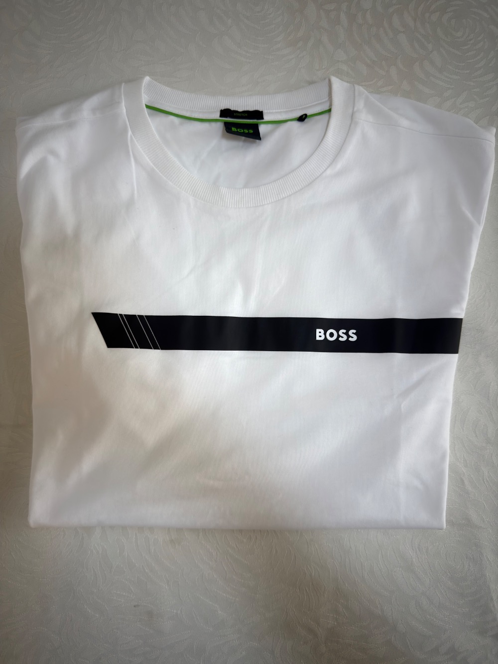 Camiseta Hugo Boss Tee 2 White — G, Novo