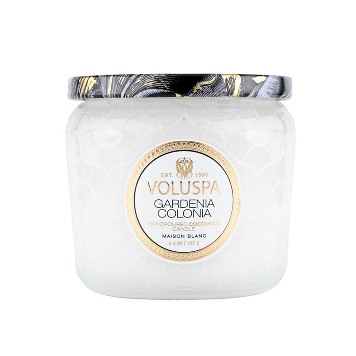 Vela Pote Vidro Gardenia Colonia 35 Horas Voluspa