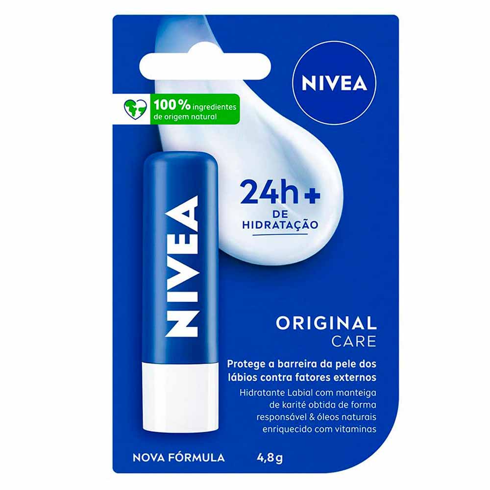 NIVEA Hidratante Labial Original Care — 4,8g