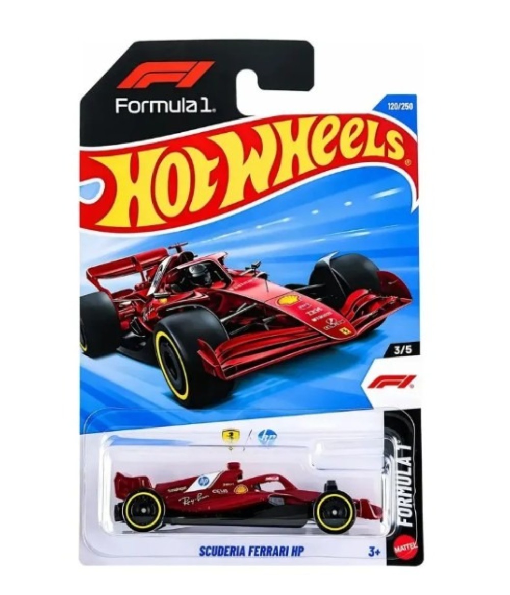 HotWheels Formula 1 Scuderia Ferrari HP — Único, Novo