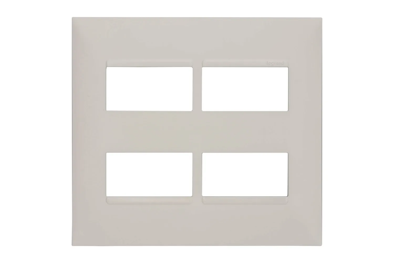PLACA 2+2 POSTOS SEPARADOS 4X4 BRANCA - PIAL PLUS+ PIAL