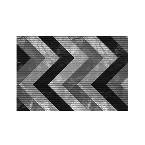 Passadeira Tropical Zig Cinza 0,65M X 1,00M