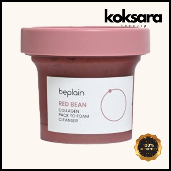 Beplain Red Bean Collagen Pack to Foam Cleanser 100ml