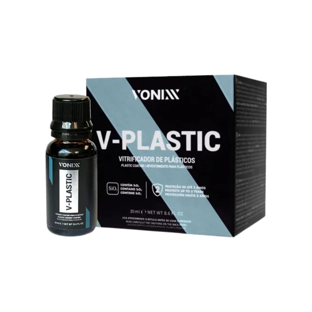 Vitrificador Plásticos Revestimento Proteção V-Plastic 20ml