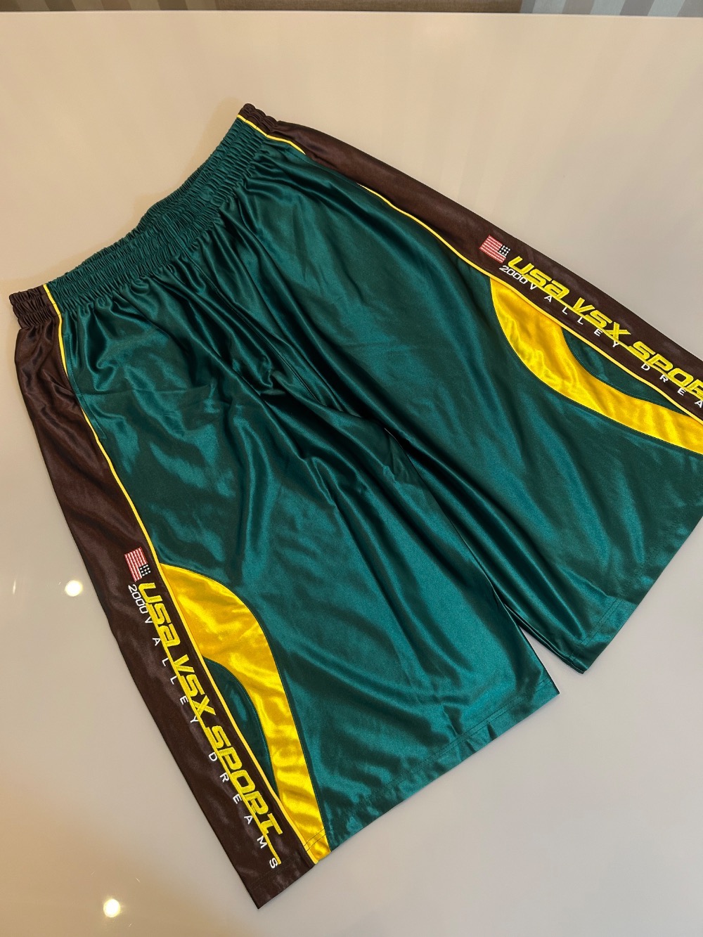 Shorts Vale Lives Forever Iverson Basketball Green — G, Novo