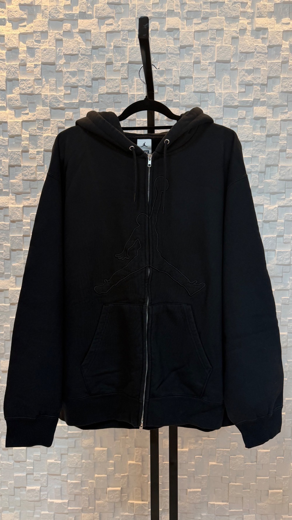 Air Jordan x Supreme Jaqueta Hooded Black SS26-W15 — M, Novo