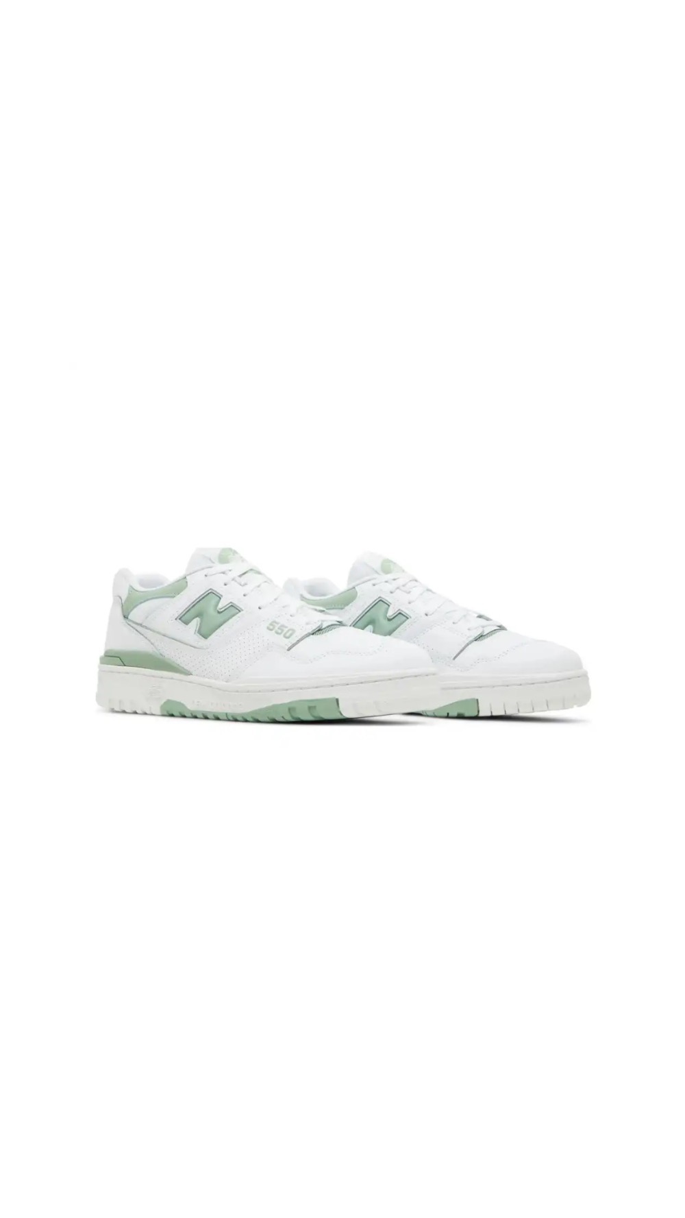 New Balance 550 White Mint Green — 40 / 41 / 42 / 43 / 44, Novo