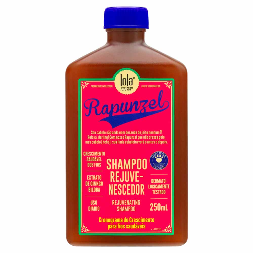 Shampoo Lola Cosmetics Rapunzel Rejuvenescedor — 250ml
