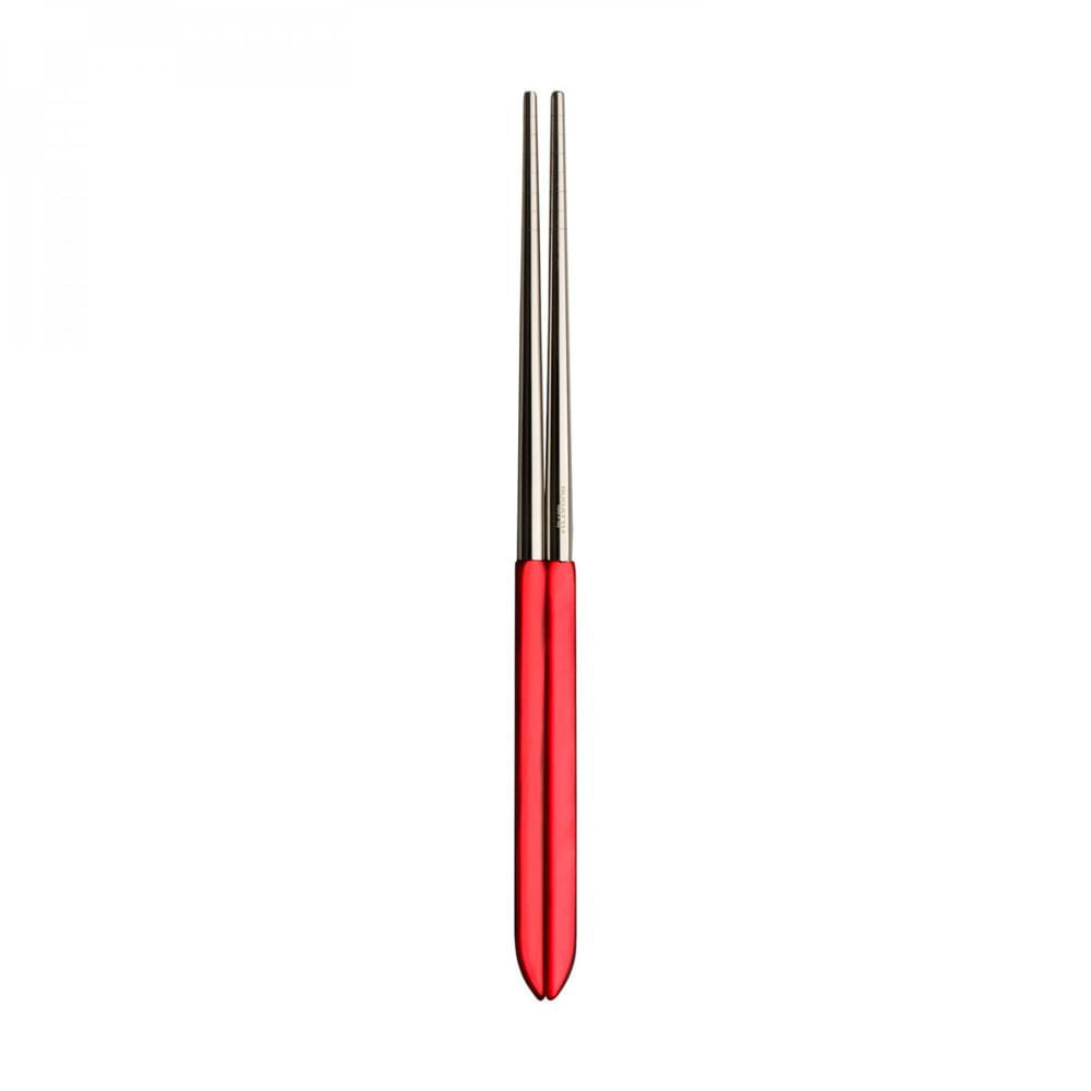 Foto 2 de Hashi Comida Japonesa Reutilizável Vermelho Aladdin Bugatti