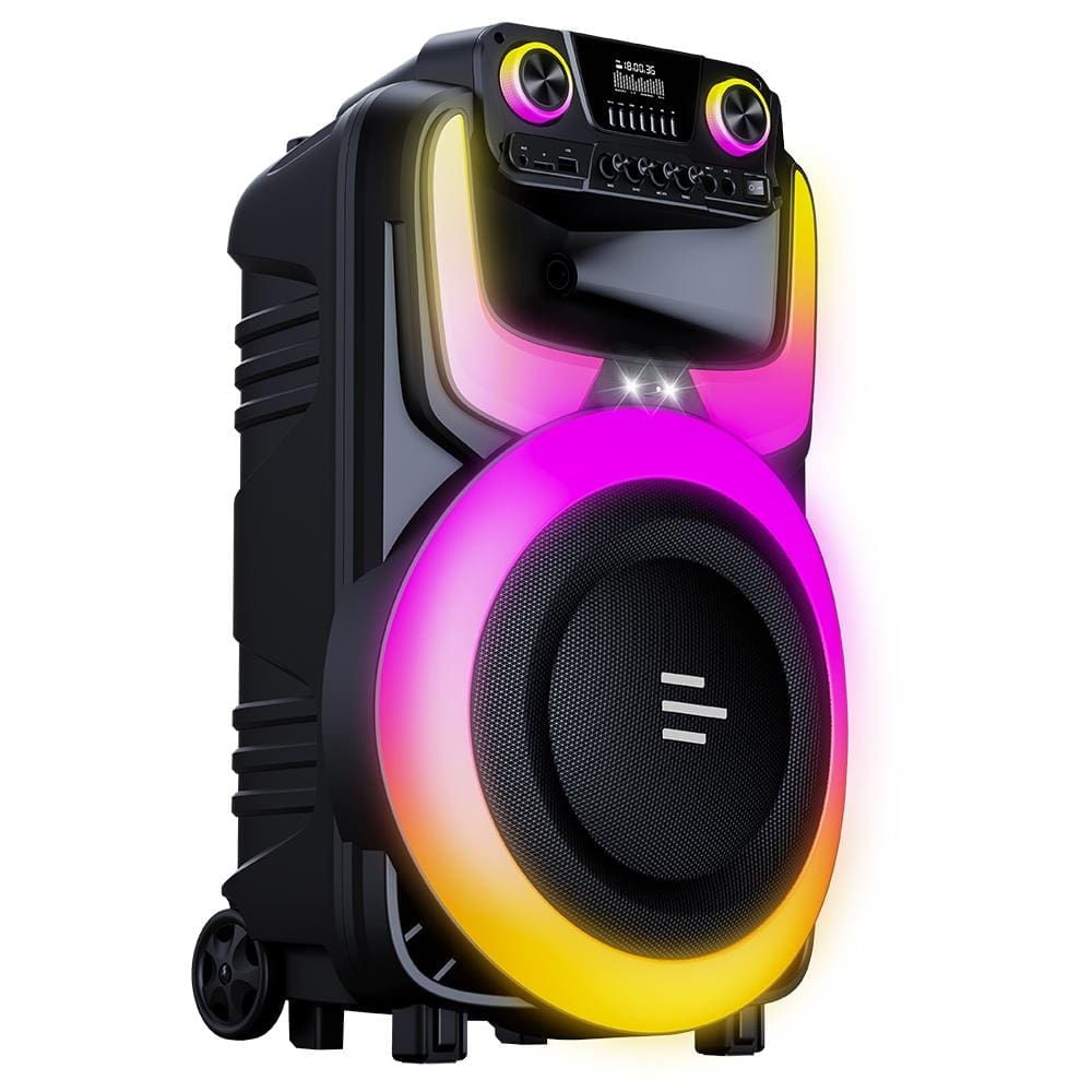 Caixa de Som Multilaser Pulse Burst 2 600W Bluetooth Rádio FM Preto