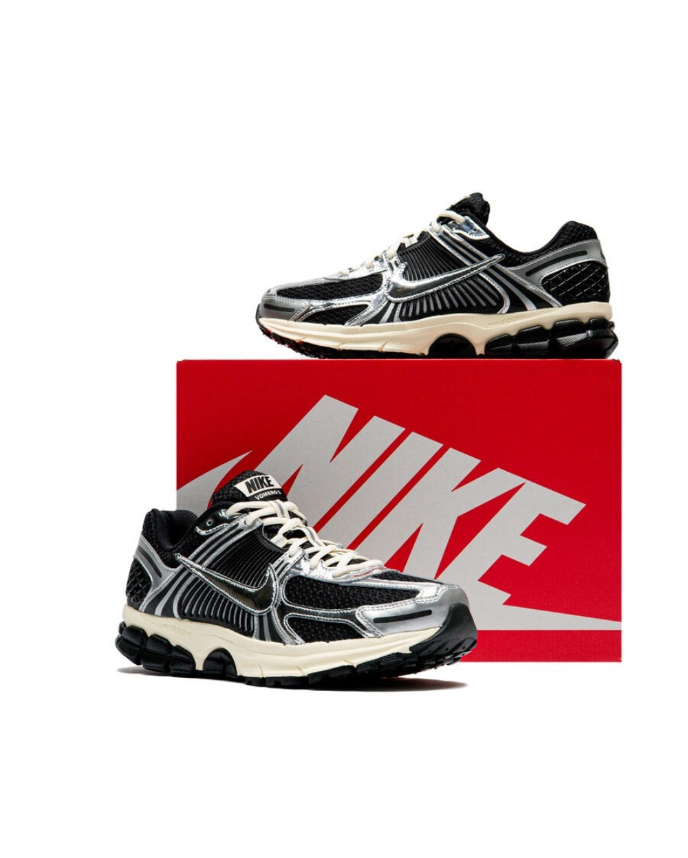 Nike Zoom Vomero 5 Black Metallic Silver — 37 / 37.5 / 38 / 39 / 39.5 / 40 / 40.5 / 41 / 42 / 42.5 / 43.5 / 44 / 45 / 46 / 47, Novo