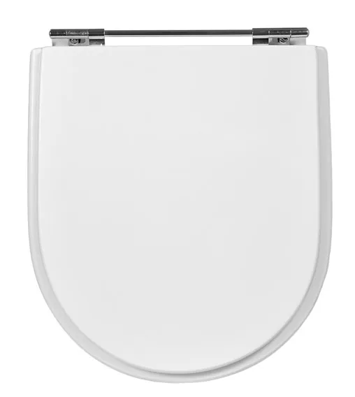 ASSENTO MDF LAQ CALYPSO BRANCO CROMADO SICMOL