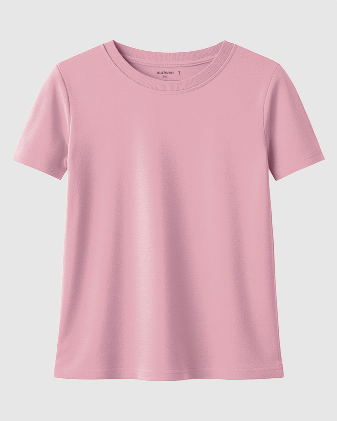 Blusa Infantil Menina Decote Redondo Em Algodão Malwee Kids — Rosa - 8