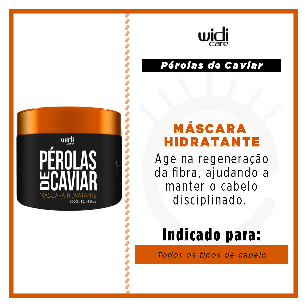 Foto 2 de Widi Care Pérolas de Caviar - Máscara Hidratante — 300g