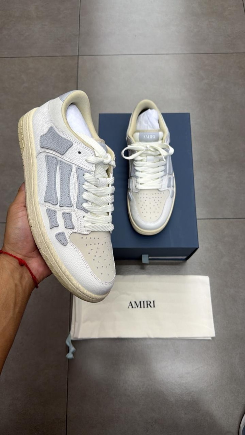 Amiri Skel Top Low Grey — 43, Novo