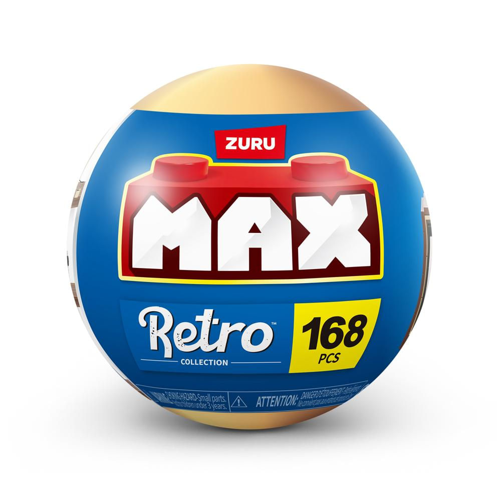 Foto 2 de Blocos de Montar Max Premium Retrô - Televisão 168 pçs