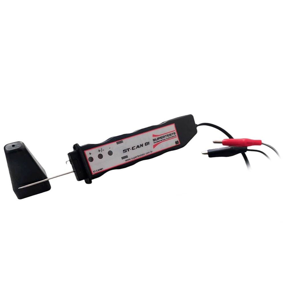 Caneta Teste de Polaridade Iluminacao Ultra Brilho 12V e 24 Volts SUPERTESTE-STCAN-01