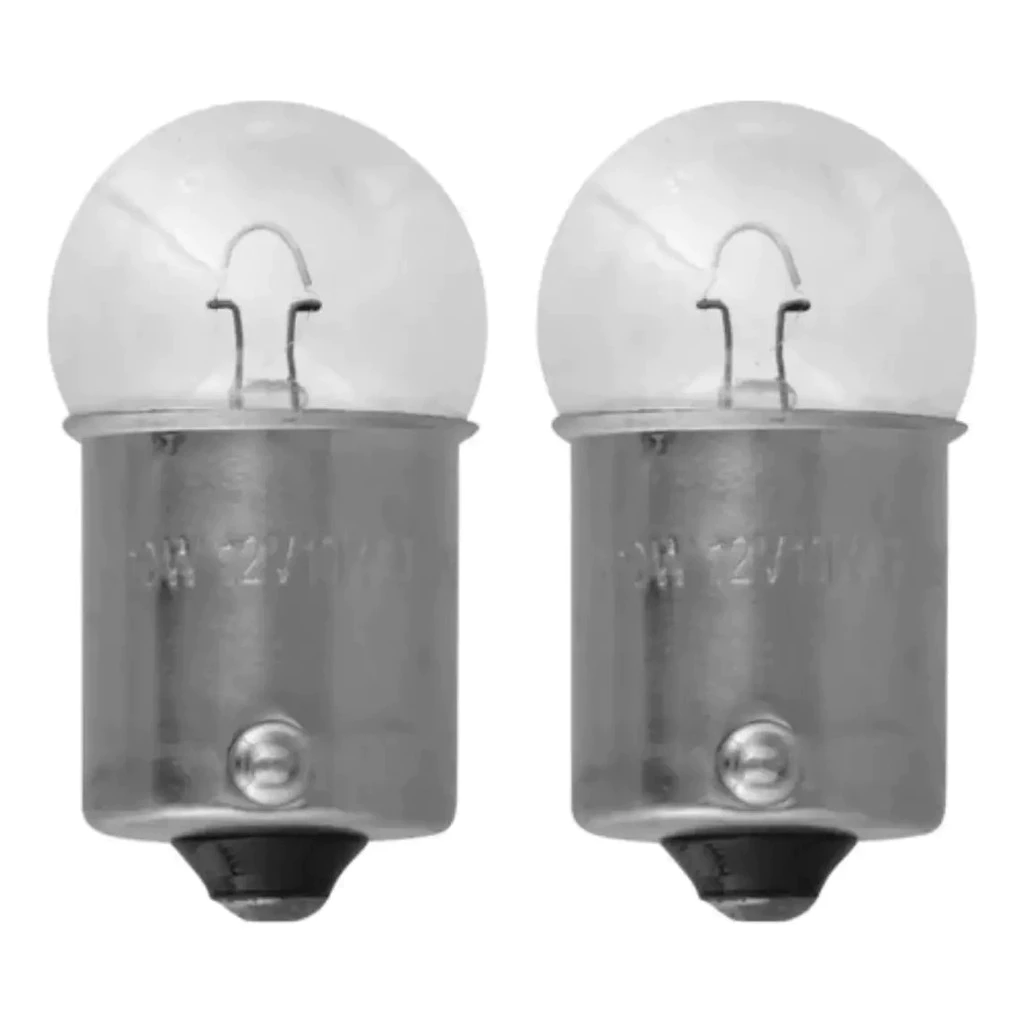 Par Lâmpadas Halogena R5w 12v Sinalização 1 Polo
