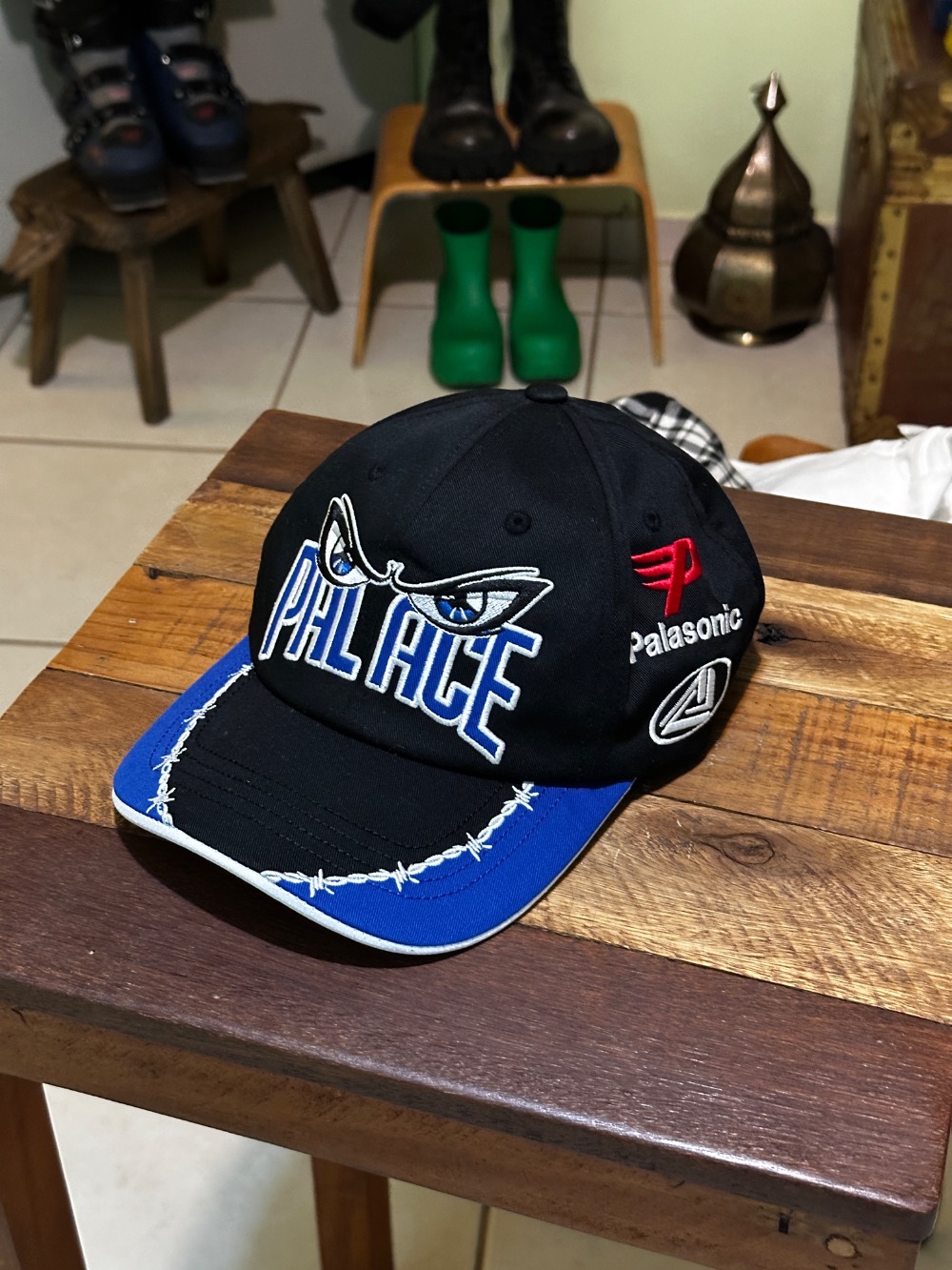Boné Palace Eyes 6-Panel Black — Único, Novo