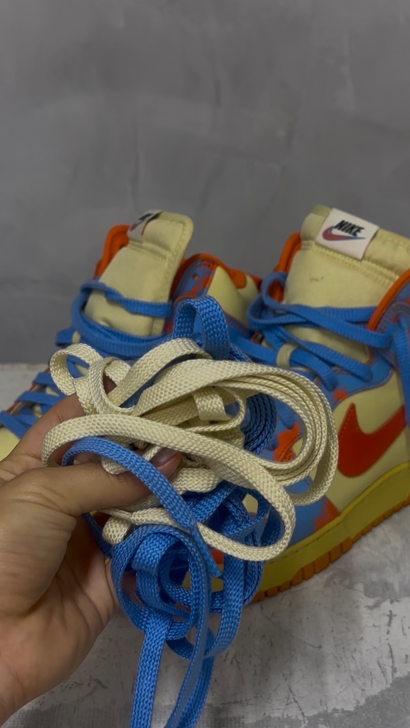Foto 4 de Nike Dunk High 1985 Orange Acid Wash — 42.5, Usado