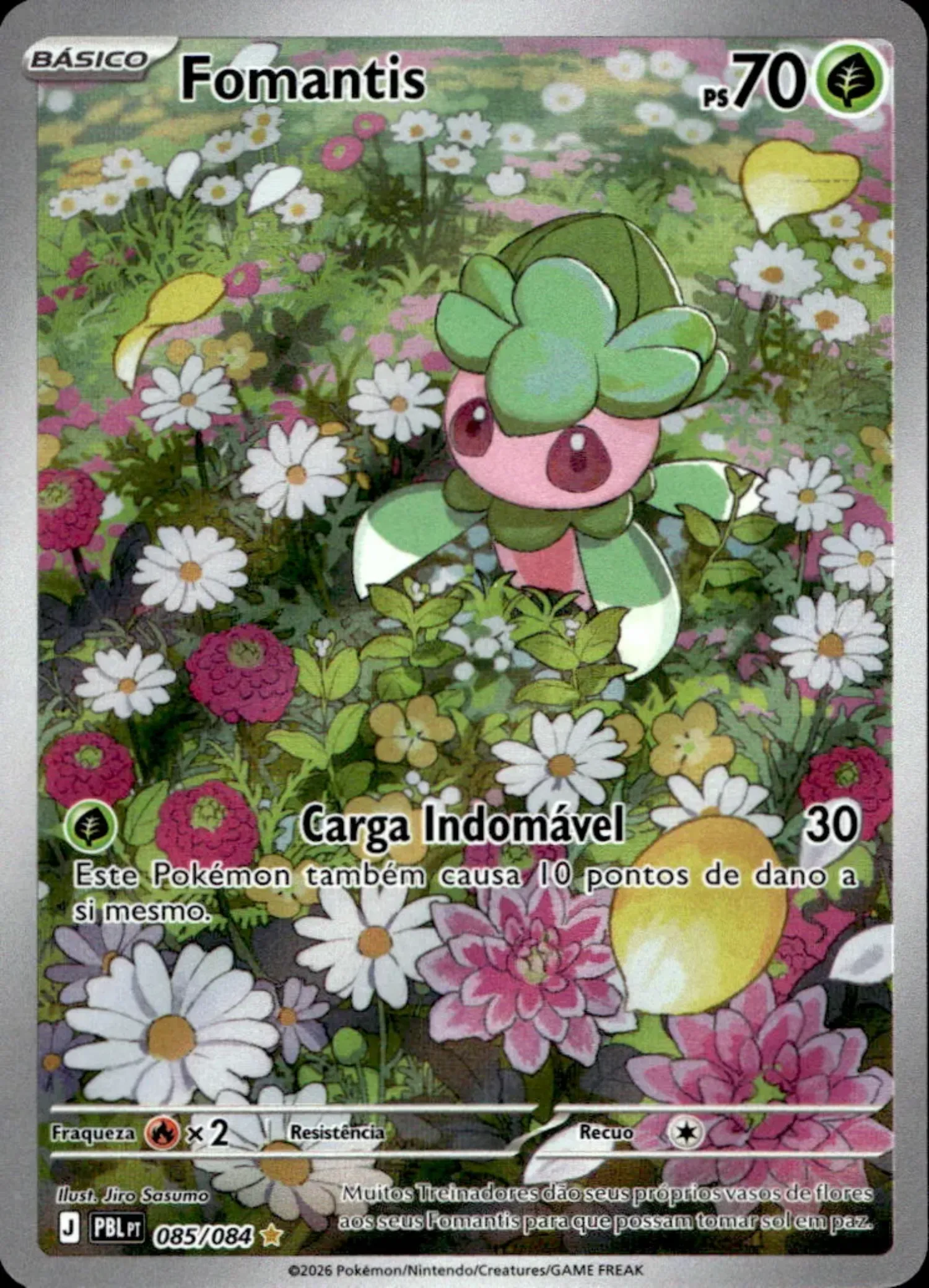 Fomantis (85/84) Escuridão Absoluta Pokémon TCG — Near Mint, Novo