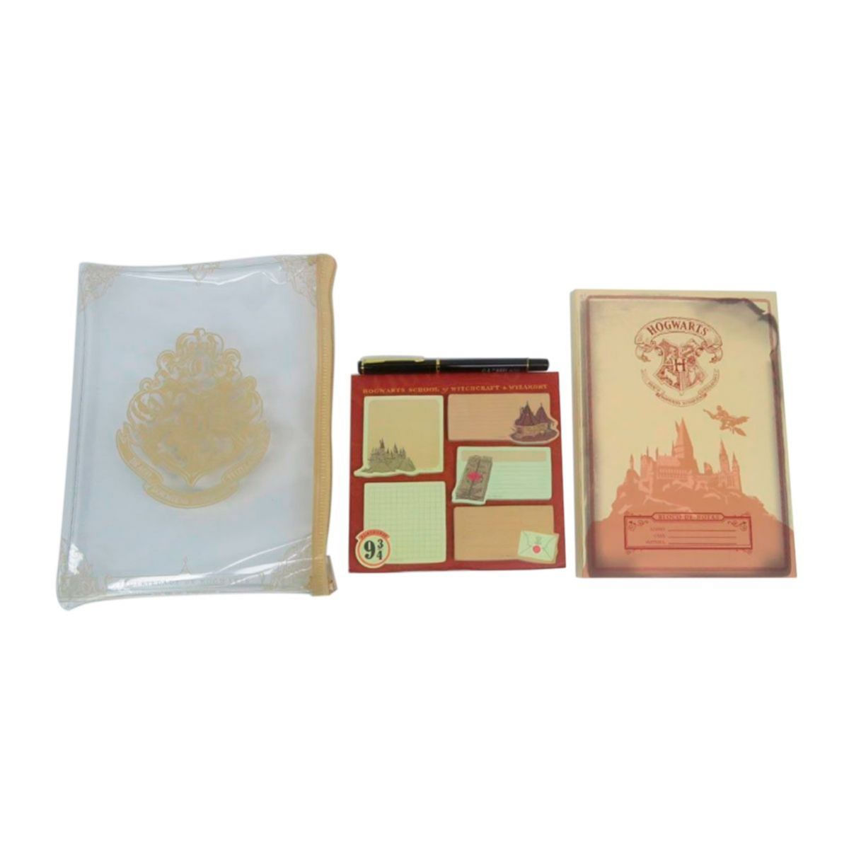 Kit Papelaria Harry Potter Hogwarts Único