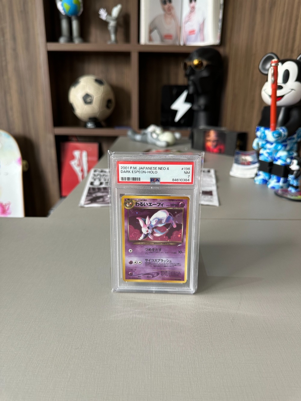 Espeon (196) Crossing the Ruins Pokémon TCG — PSA 7, Usado