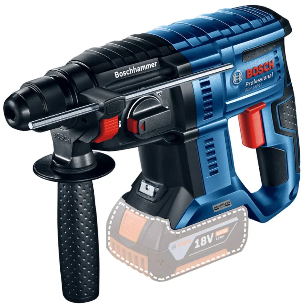Martelo Perfurador Rompedor a Bateria GBH 180-LI 18V Bosch