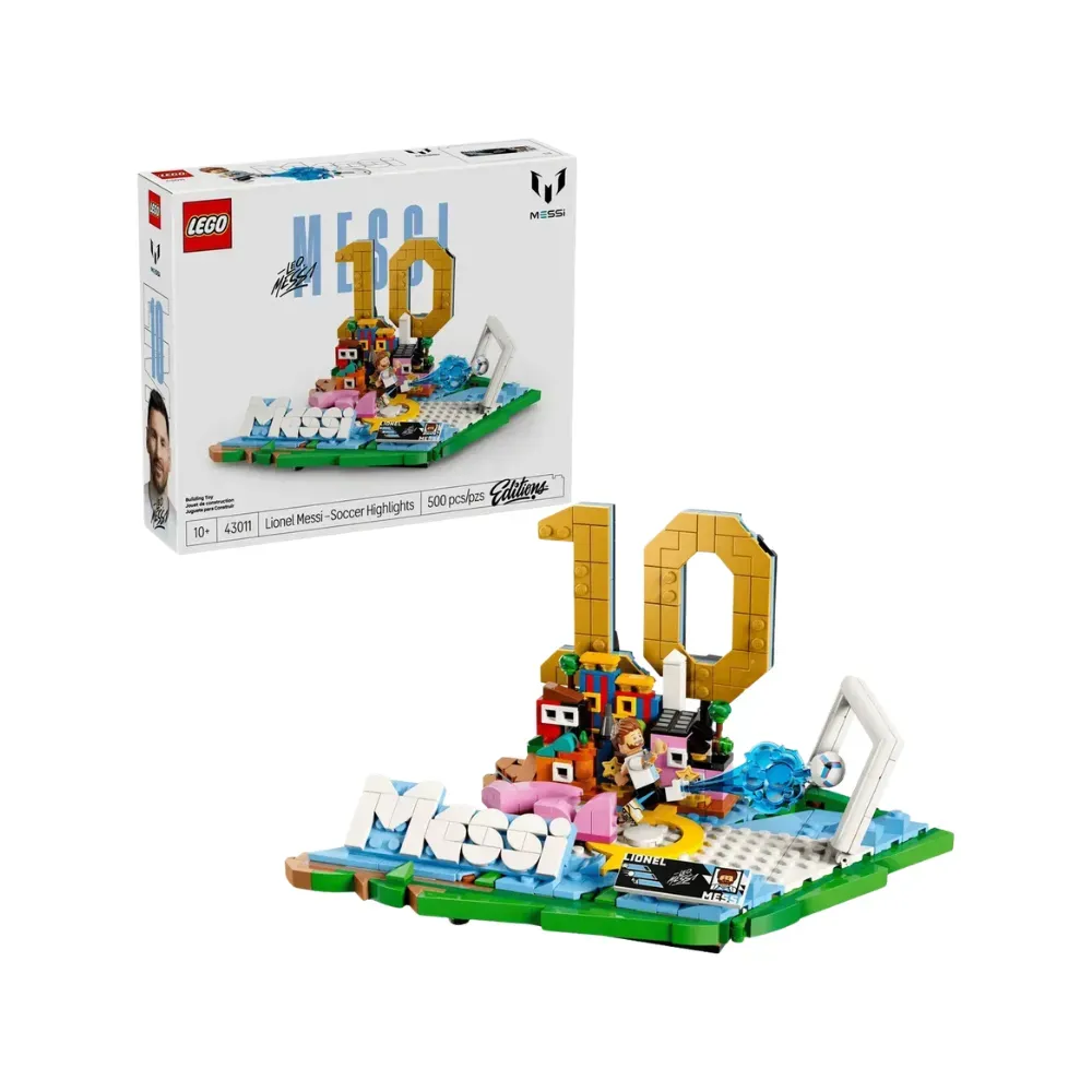 LEGO Editions Lionel Messi Soccer Highlights #43011 — pequeno, Novo