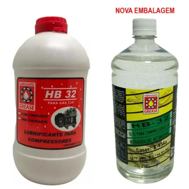 Óleo Para Compressor Sintético Viscosidade Hb32 Grease 1l
