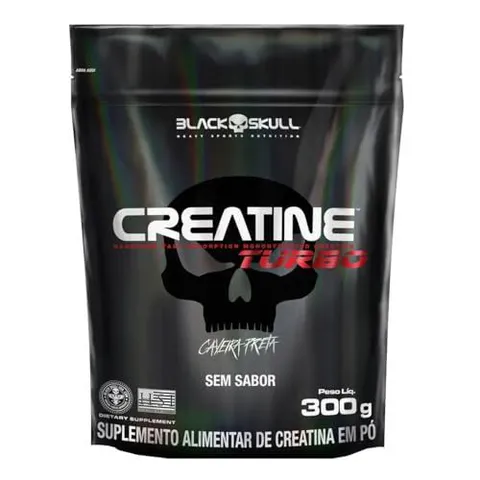 Creatina Monohidratada BlackSkull 300g Refil