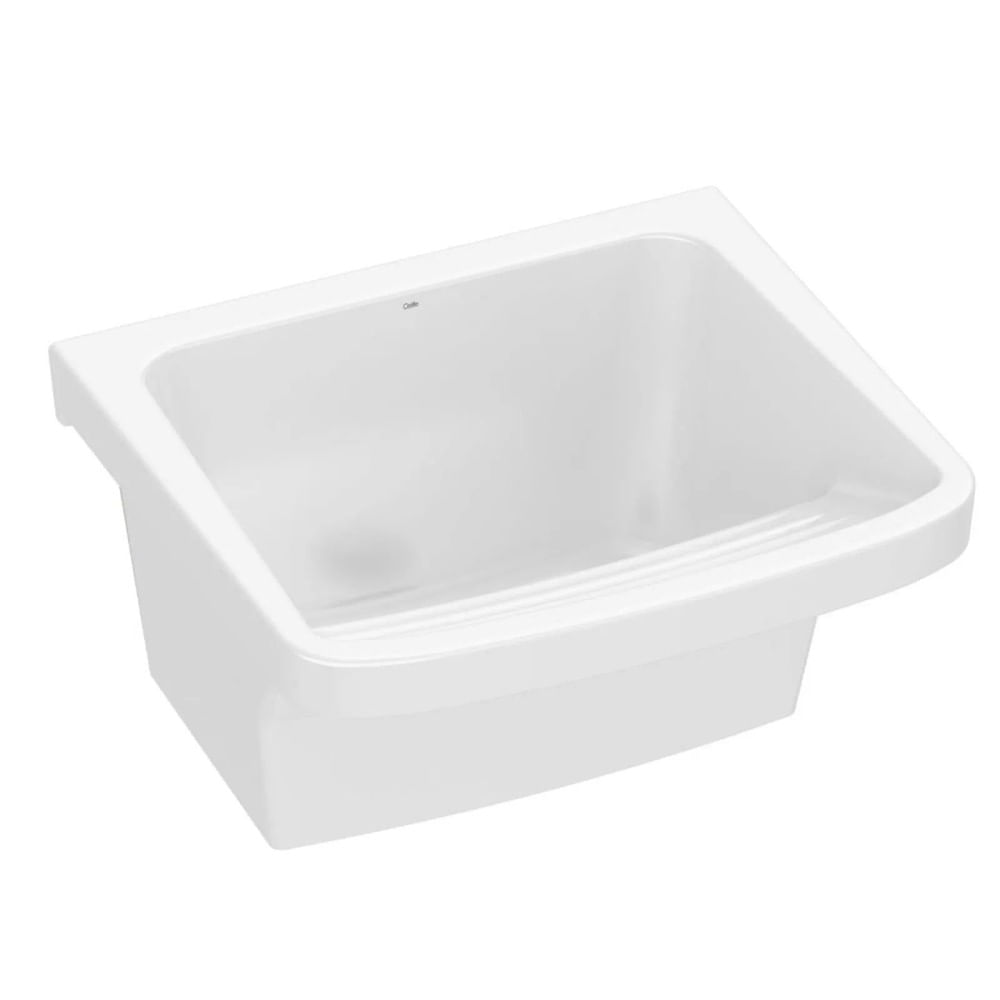 Tanque de Louça Celite 535x485 mm Sem Mesa Branco Tanque 535x485 Sem Mesa Branco Celite