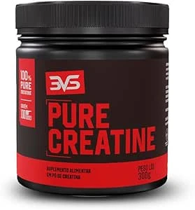 Creatina Monohidratada Pura Micronizada 300g 3vs Nutrition · 100% Pureza · Sem Sabor · 100 Doses