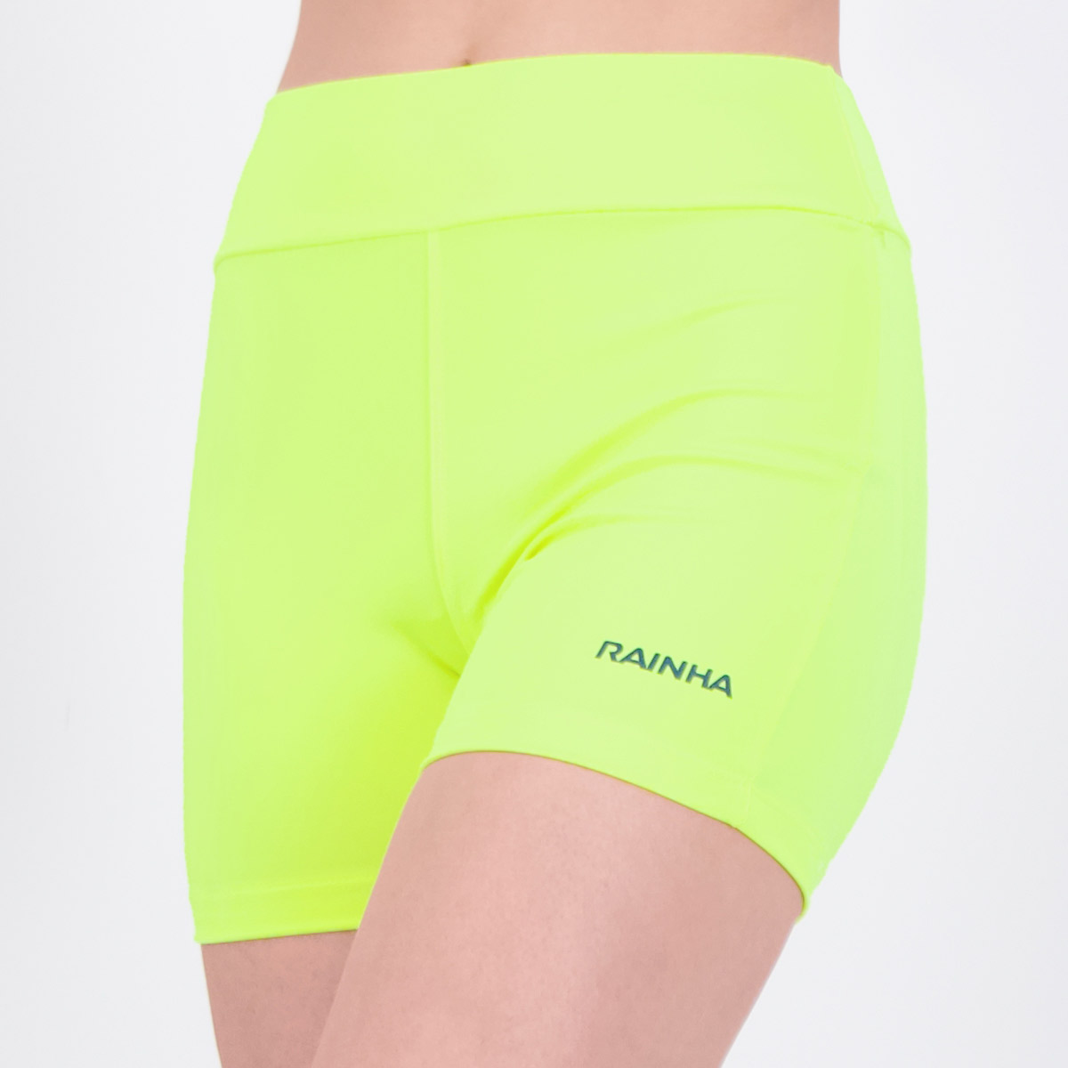 Bermuda Rainha UV 50+ Classic Curta Feminina Amarelo Flour