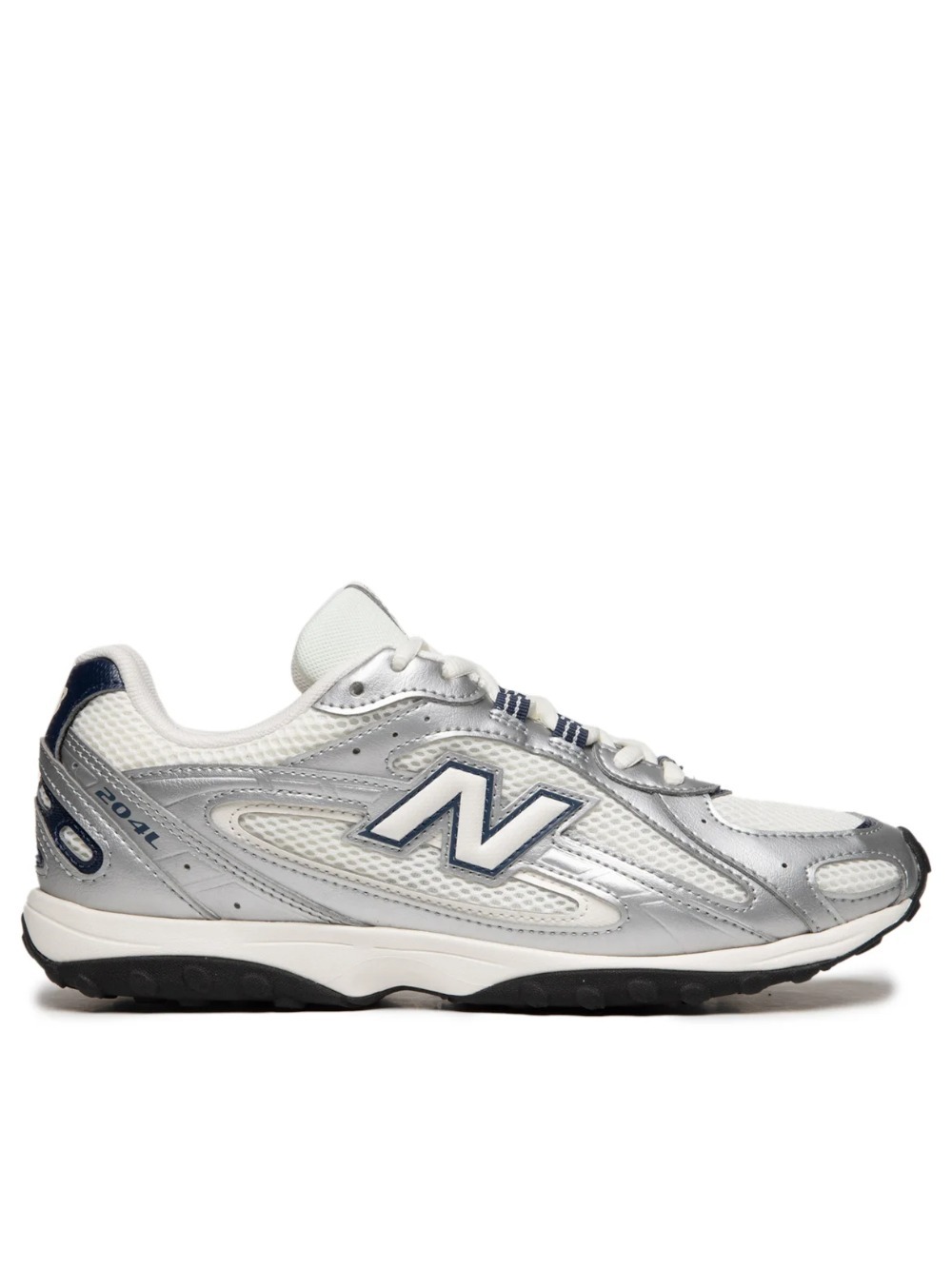 New Balance 204L Sea Salt Silver Metallic Navy — 34 / 35 / 36 / 37 / 38 / 39 / 40 / 41 / 42, Novo