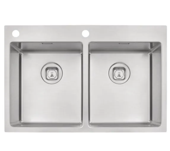 CUBA DE SOBREPOR QUADRUM FLUSH 77X51CM TRAMONTINA