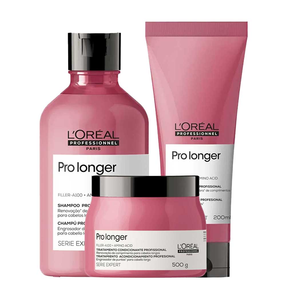 L’Oréal Professionnel Pro Longer Kit - Shampoo + Condicionador + Máscara — Kit