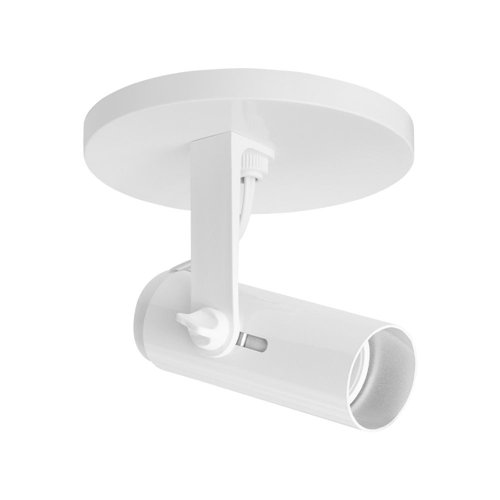 Spot Injetado Aletado 1X E27 Branco