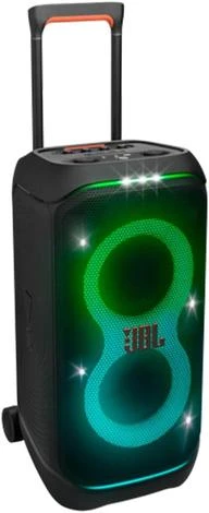 JBL, Caixa de Som, PartyBox Stage 320, Bluetooth, Portátil, Show de Luzes, À Prova de Respingos - 240W RMS - Preta